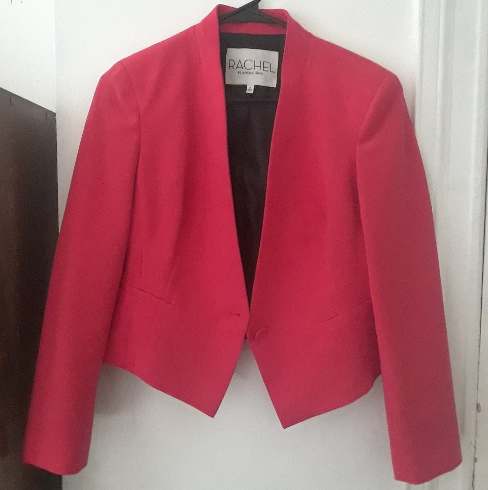 Red Rachel Roy Blazer